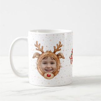 Personalised Photo Face Funny Christmas Coffee Mug