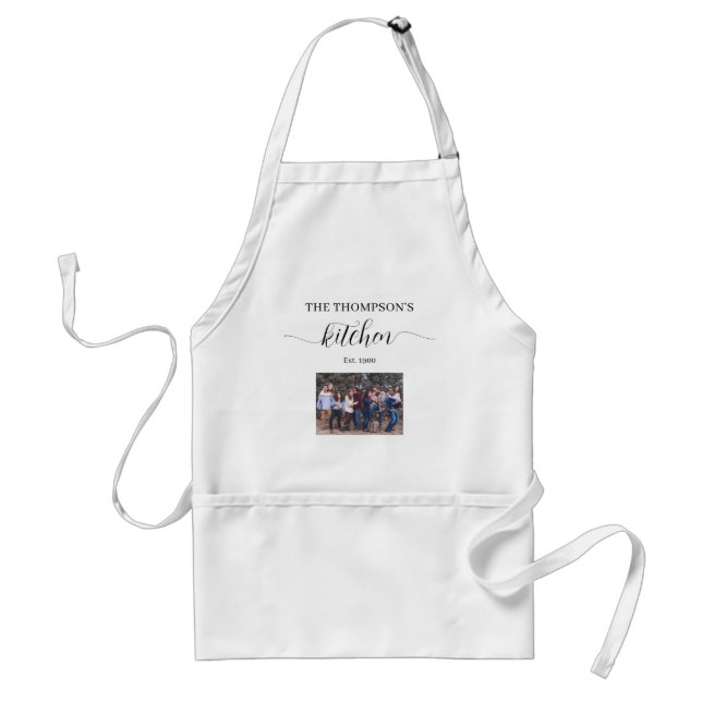 Personalised Photo Family Kitchen Bundle Standard Apron (Front)