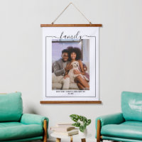Personalised Photo Family Typography