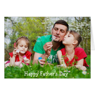 Personalised Photo Father's Day Greeting Card