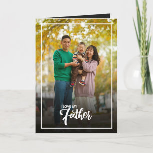 Personalised Photo Father's Day ,Holiday Dad gift Card
