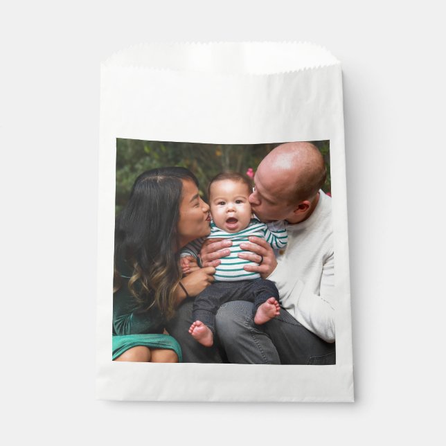 Personalised Photo Favour Bags (Front)