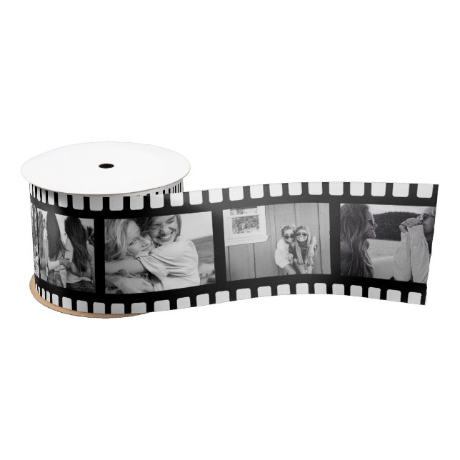 Personalised Photo Film Roll Satin Ribbon (Spool)