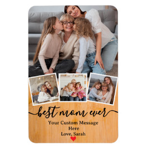 Personalised Photo for Best Mum Ever Mother’s Day Magnet