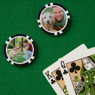Personalised photo front & back create your own poker chips