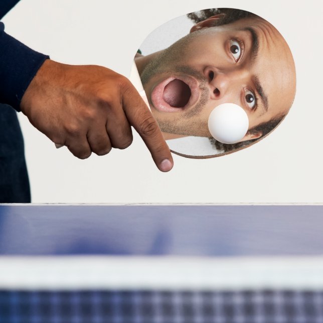 Personalised Photo Fun Ping Pong Paddle (Insitu)
