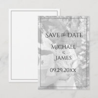 Personalised Photo Gay Couple Save the Date
