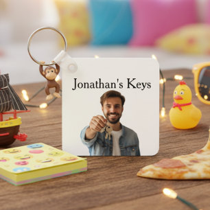 Personalised Photo Gift Fun Key Ring