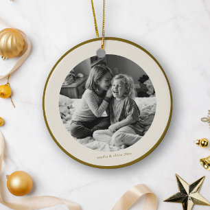 Personalised Photo Gift Mothers Day Kids Mum Mama Ceramic Tree Decoration