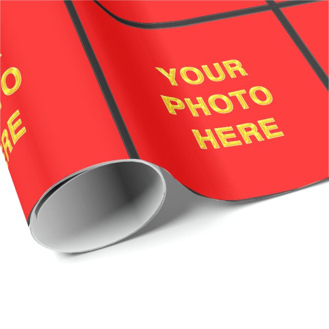 Personalised PHOTO Gift Wrapping Paper (Roll Corner)