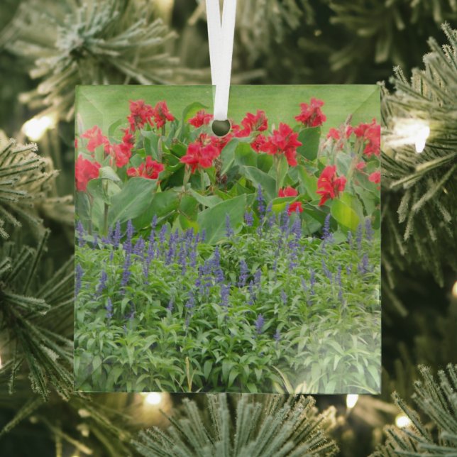 Personalised Photo Glass Tree Decoration (Insitu)