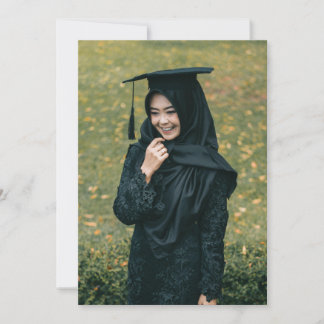 Personalised Photo Graduation Announcement