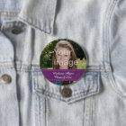 Personalised Photo Graduation Year Button