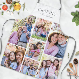 Personalised Photo Grandpa Apron