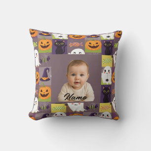 Personalised Photo Halloween - Custom Spooky Decor Cushion