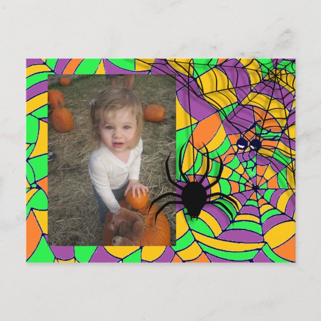 Personalised Photo Halloween Postcard (Front)