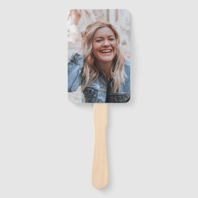 Personalised Photo Hand Fan (Front)
