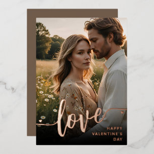 Personalised Photo Happy Valentine's Day Love
