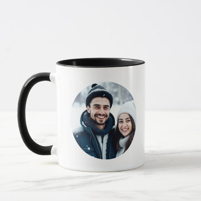 Personalised Photo Happy Valentine's Day Mug (Left)
