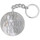 Personalised Photo Heart Keychains Template