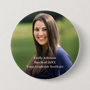 Personalised Photo High School & College Reunion 7.5 Cm Round Badge