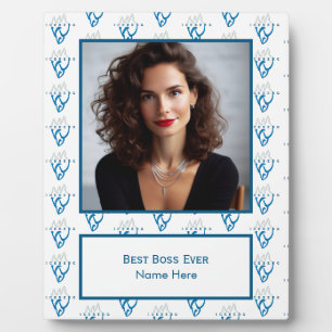 Personalised Photo Iceberg Inspirational Best Boss Plaque