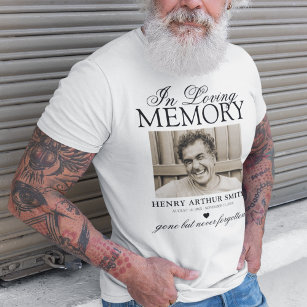 Personalised Photo In Loving Memory T-Shirt