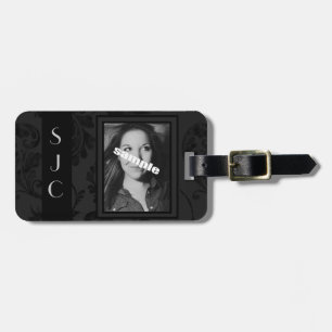 Personalised Photo & Initials Deluxe  Luggage Tag