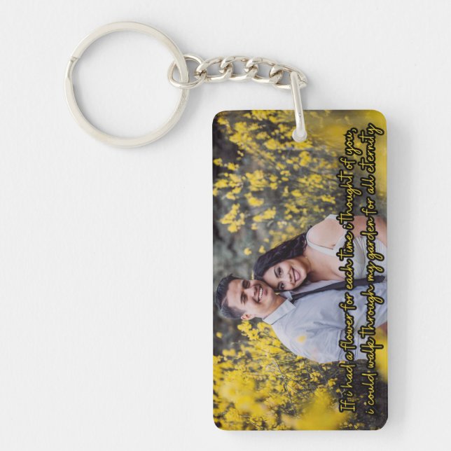 Personalised Photo instagram Collage Keychain (Front)