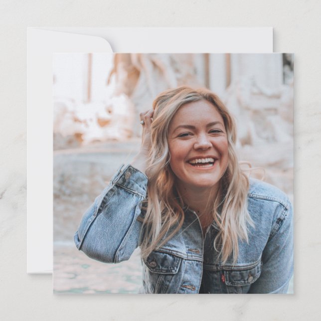 Personalised Photo Invitation (Front)