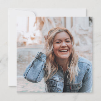 Personalised Photo Invitation