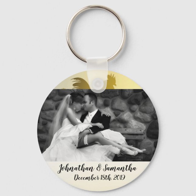 Personalised Photo Key Chain Sunny Morning Farm Co (Front)