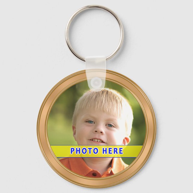 Personalised Photo Key Chain with INSTRUCTIONS (Front)
