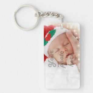 Personalised photo key ring
