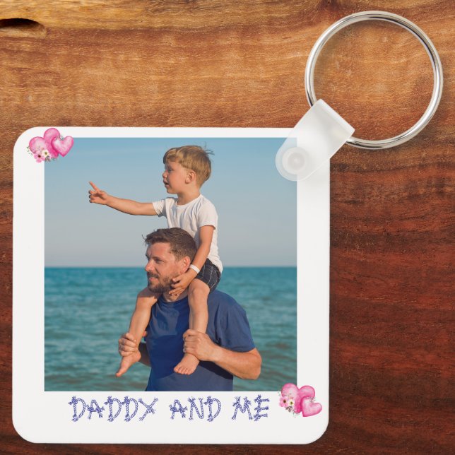  Personalised Photo Key Ring (Back)