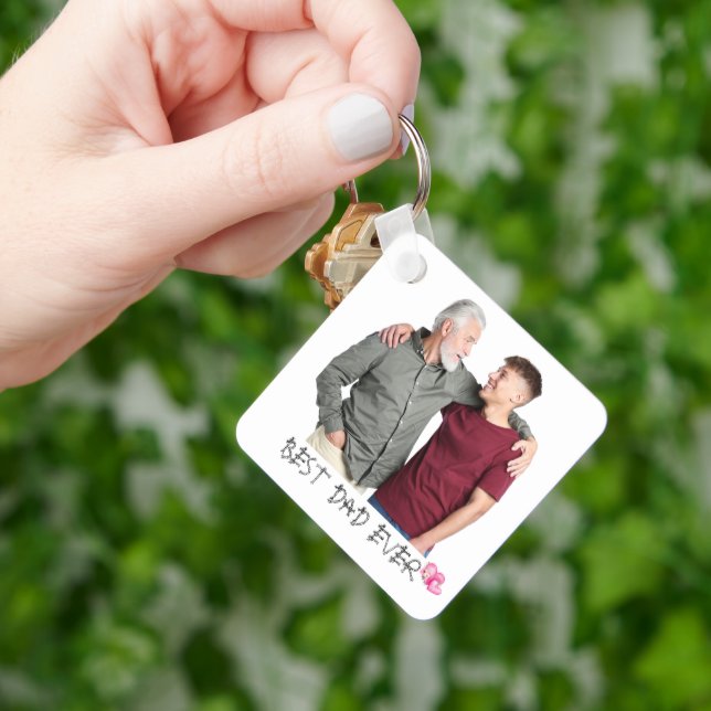  Personalised Photo Key Ring (Hand)