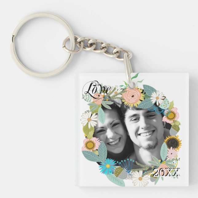 Personalised Photo Keychain (Front)