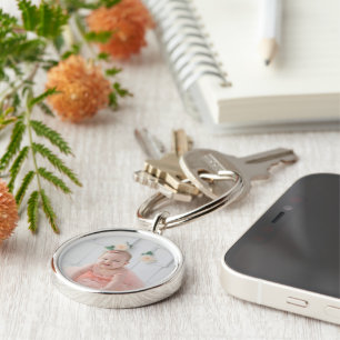 Personalised photo keychain
