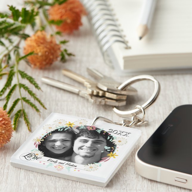Personalised Photo Keychain (Front Right)