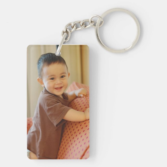 Personalised Photo Keychain (Back)