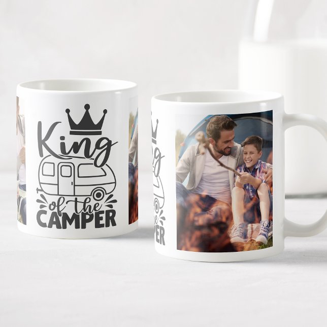Personalised Photo King Of The Camper Quote Coffee Mug (Creator Uploaded)
