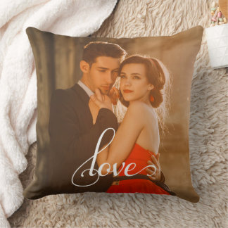 Personalised Photo LOVE Keepsake Cushion