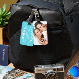 Personalised Photo Luggage Tag