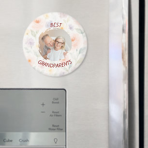 Personalised Photo Magnet   Best Grandparents