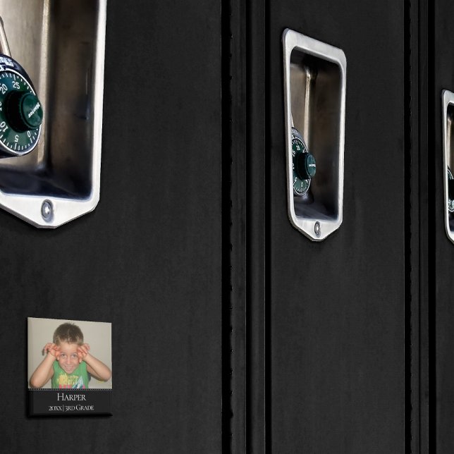 Personalised Photo Magnet | Simple Name Year Grade (Creator Uploaded)