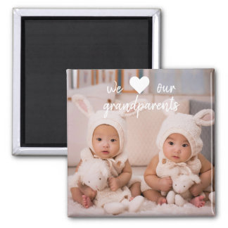 Personalised Photo Magnets for Grandparents