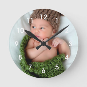 Personalised Photo Make It Yourself Round Clock