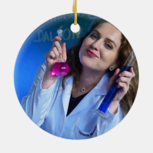 Personalised Photo Medical Assistant - Mardi Gras Ceramic Tree Decoration