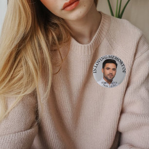 Personalised Photo Memorial 3 Cm Round Badge
