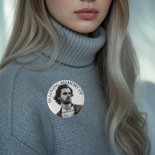 Personalised Photo Memorial 3 Cm Round Badge